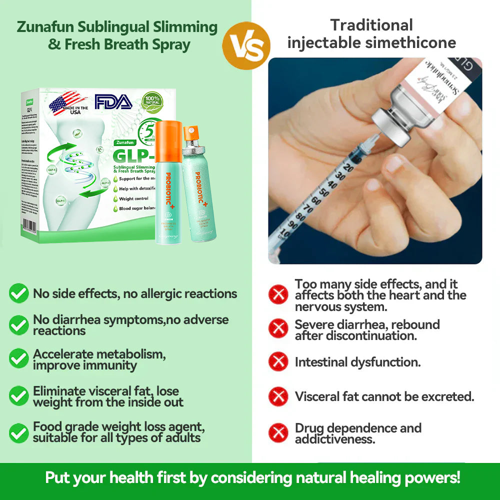 Zunafun® Slimming & Breath Fresh Spray | Appetite Control + Blood Sugar Balance + Fresh Breath