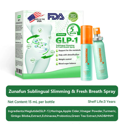 Zunafun® Slimming & Breath Fresh Spray | Appetite Control + Blood Sugar Balance + Fresh Breath