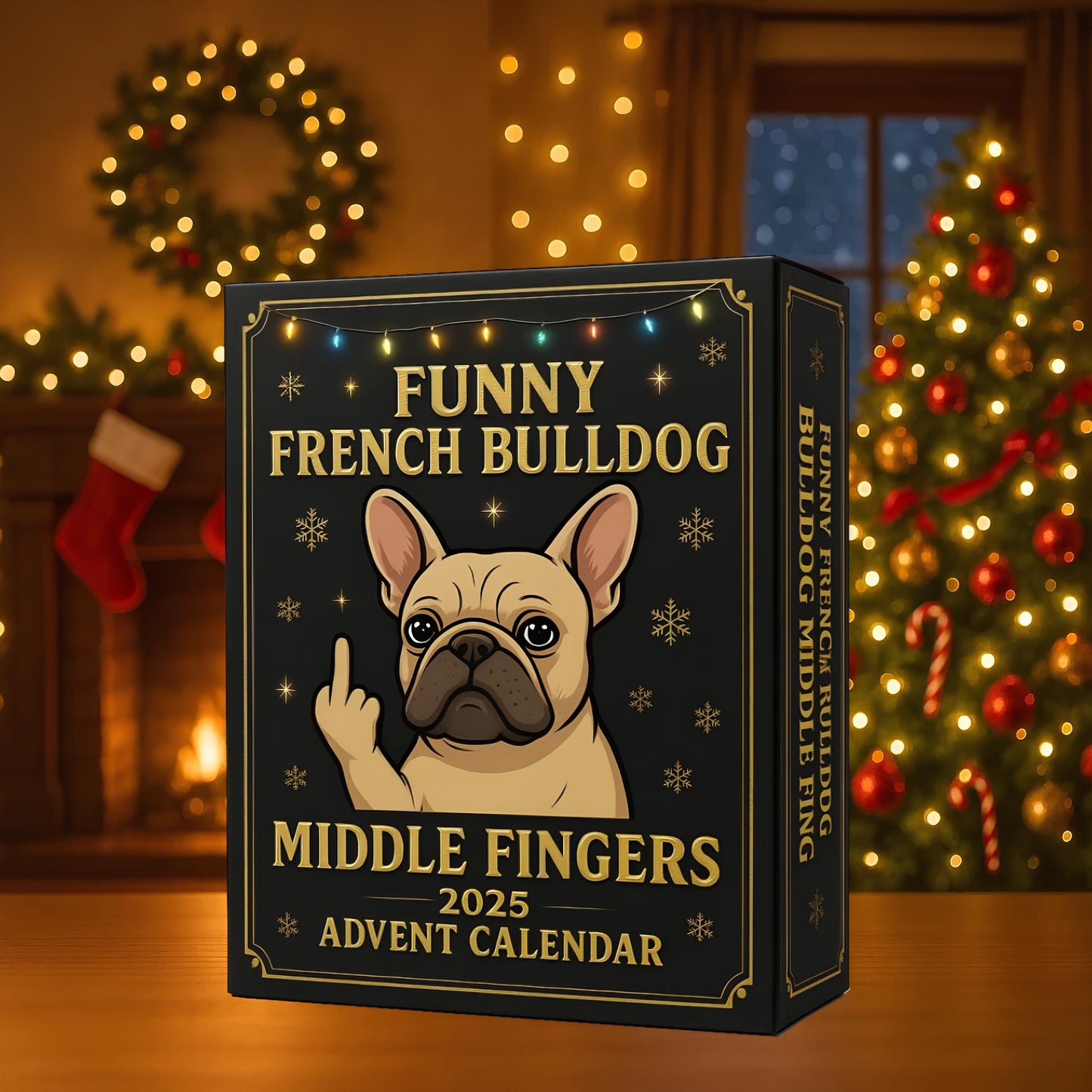 🌲Christmas Gift--2025 Funny French Bulldog Advent Calendar