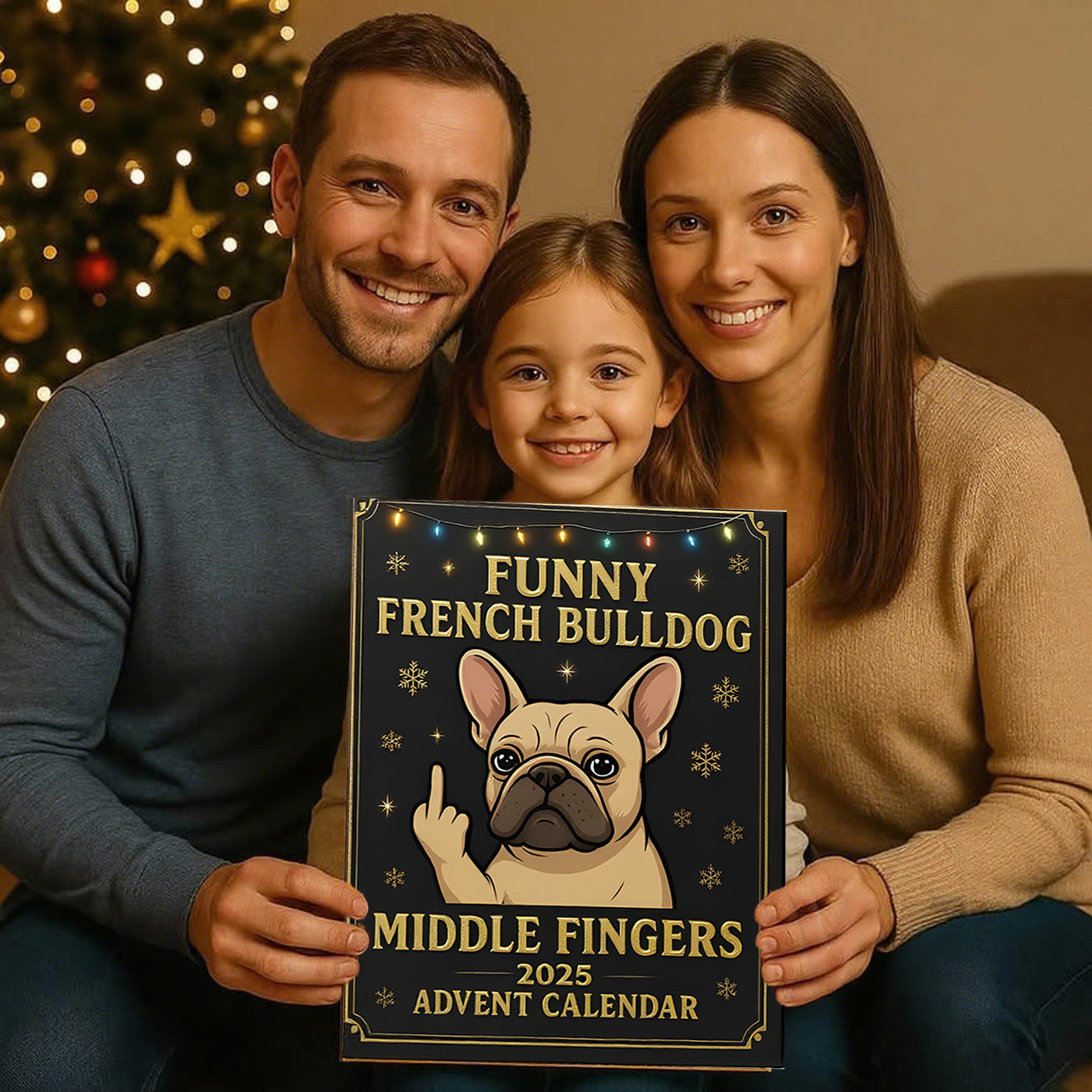 🌲Christmas Gift--2025 Funny French Bulldog Advent Calendar