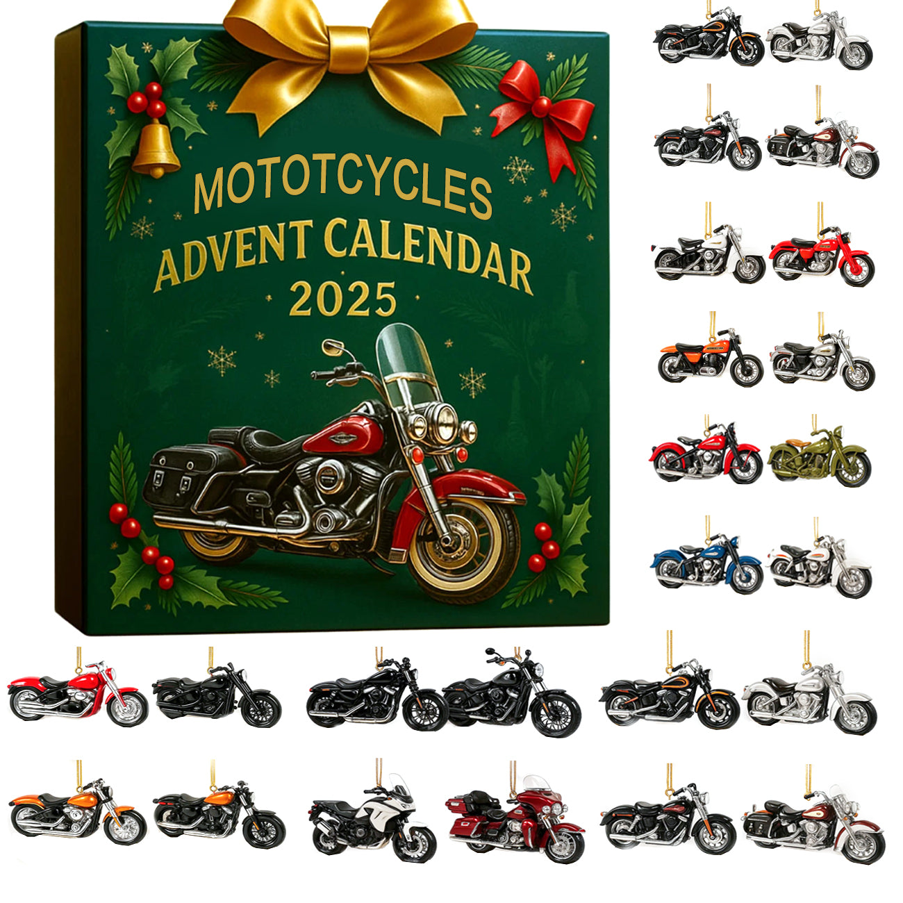 🌲Christmas Gift--MOTOTCYCLES ADVENT CALENDAR 2025🎁