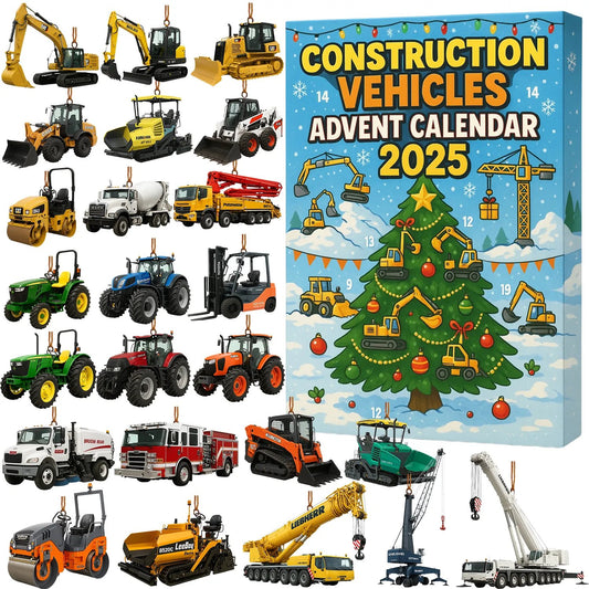 🎄Early Christmas Sale 49%🎁Construction Vehicles Advent Calendar 2025