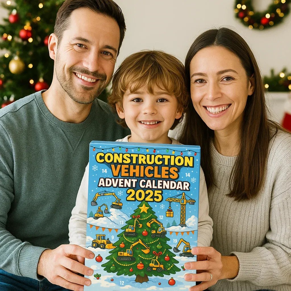🎄Early Christmas Sale 49%🎁Construction Vehicles Advent Calendar 2025