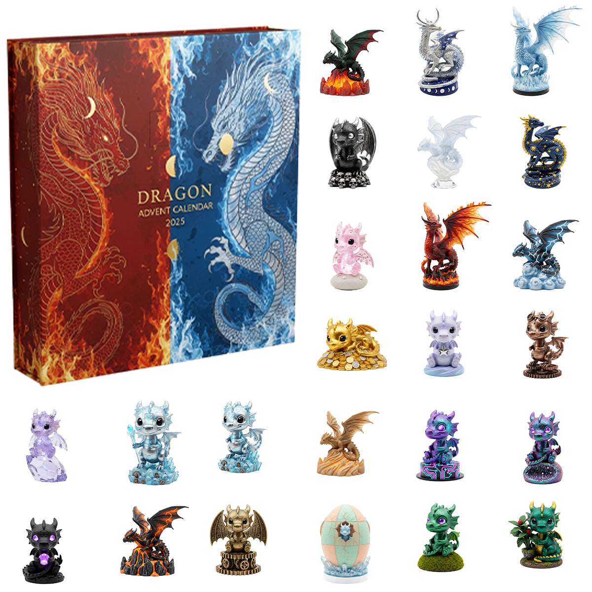 🌲Christmas Gift--🐉 Dragon Advent Calendar
