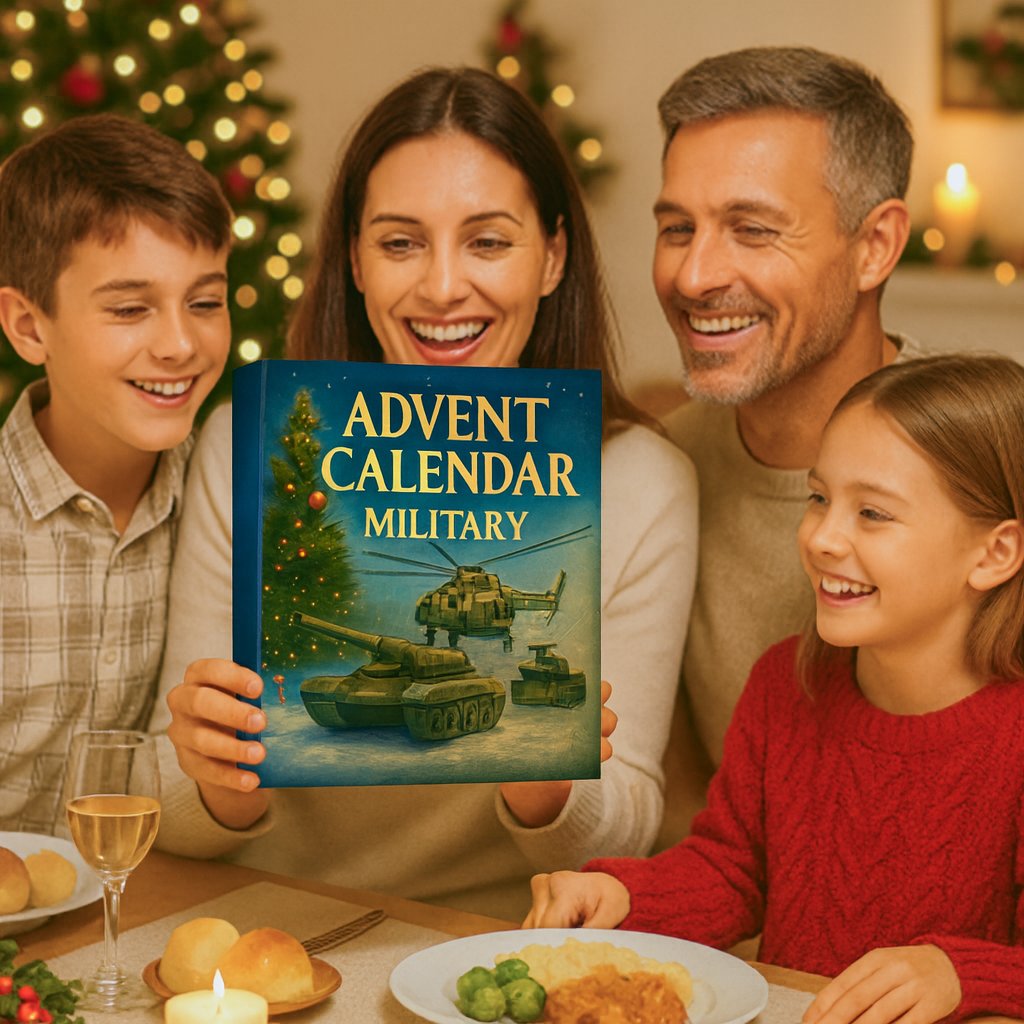 Ultimate Military Toy Set – Christmas Advent Calendar with 24 Army Gear Surprises