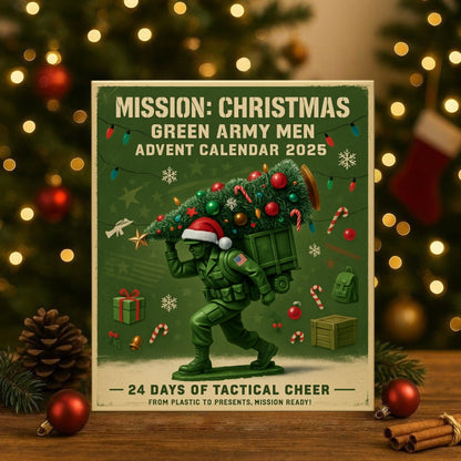 🌲Christmas Gift--MISSION: CHRISTMAS – Green Army Men Advent Calendar
