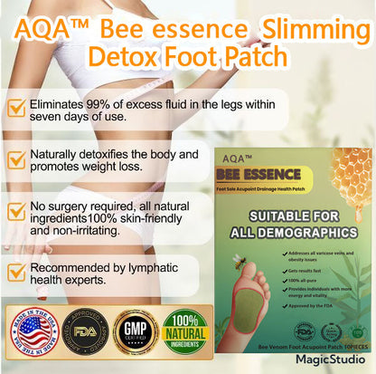 AQA™ LymphTox Bee Essence Slimming & Detox Foot Patches