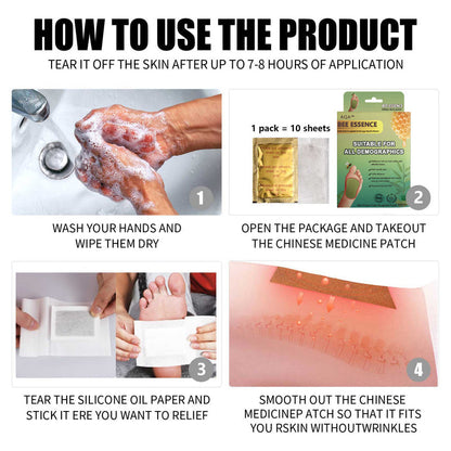 AQA™ LymphTox Bee Essence Slimming & Detox Foot Patches