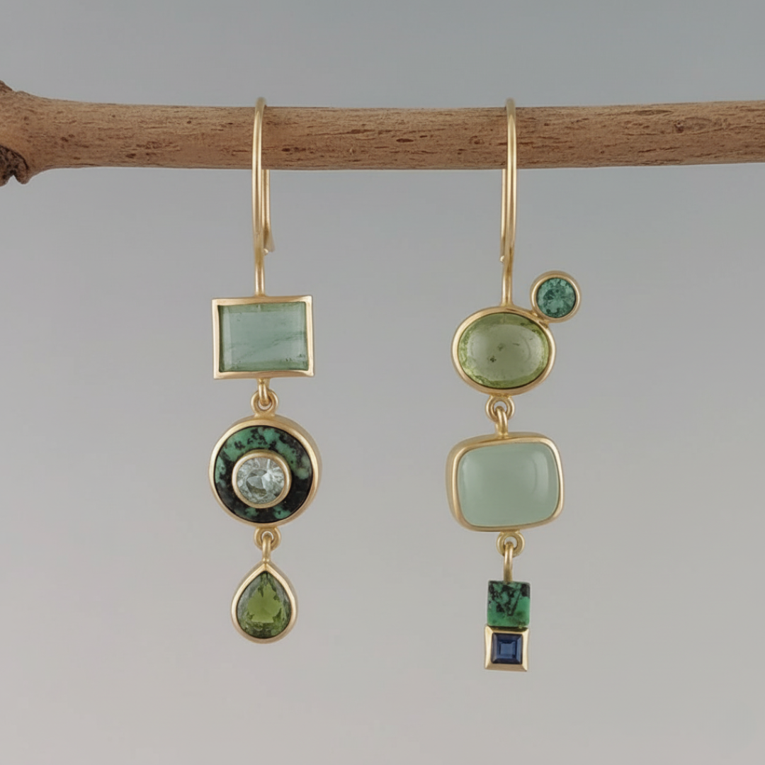 Vintage Green Earrings
