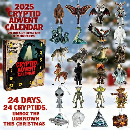 🔥LAST DAY 50% OFF🦍🛸2025 Cryptid Advent Calendar - Unbox the Unknown This Christmas 🎁👽