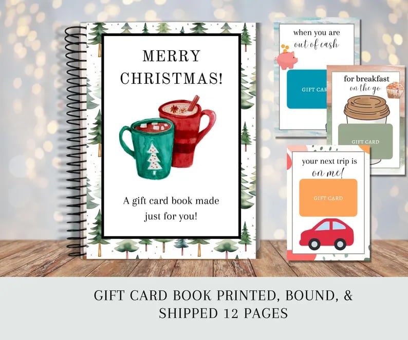 🎄📚Christmas Gift Card Book - 🎁Surprises On Every Page(♻️Free PDF Included!)