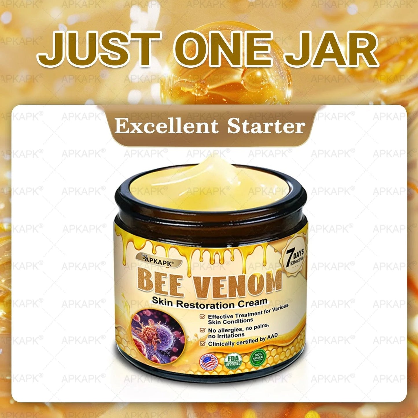 Made and Shipped from USA ✨𝖡𝖾𝖾 𝗏𝖾𝗇𝗈𝗆 𝖲𝗄𝗂𝗇 𝖱𝖾𝗌𝗍𝗈𝗋𝖺𝗍𝗂𝗈𝗇 𝖢𝗋𝖾𝖺𝗆